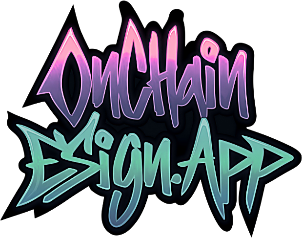 OnChainESign.App graffiti logo